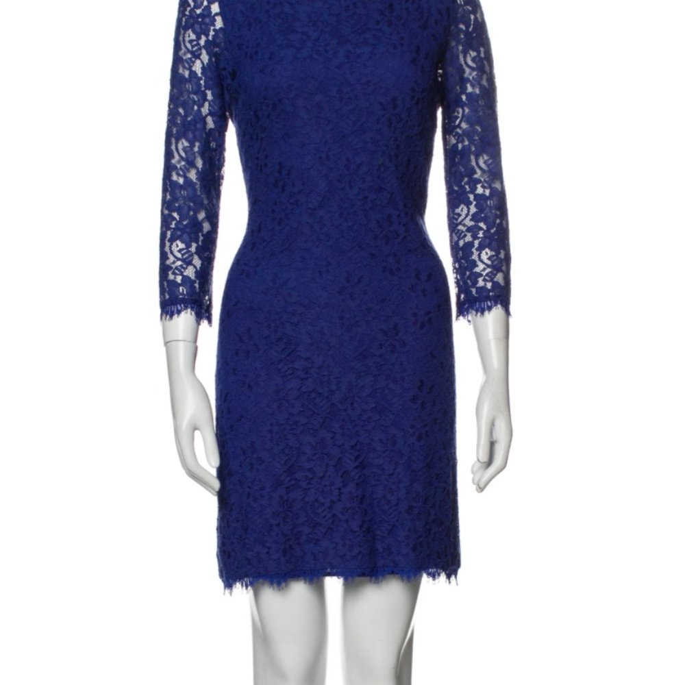 DVF lace dress